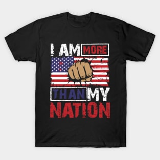 Anti Patriotism Design USA T-Shirt